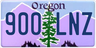 OR license plate 900LNZ