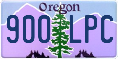 OR license plate 900LPC