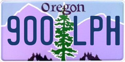 OR license plate 900LPH