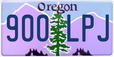 OR license plate 900LPJ