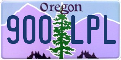 OR license plate 900LPL