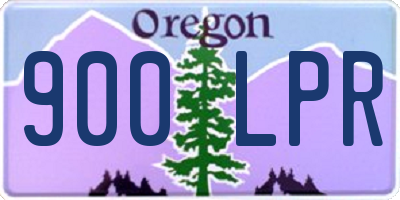 OR license plate 900LPR