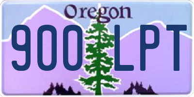 OR license plate 900LPT