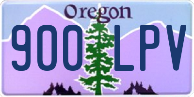 OR license plate 900LPV