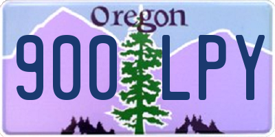 OR license plate 900LPY