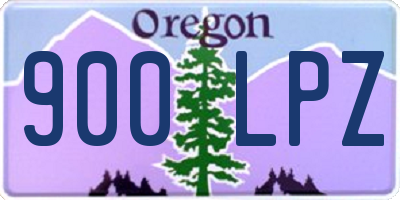 OR license plate 900LPZ