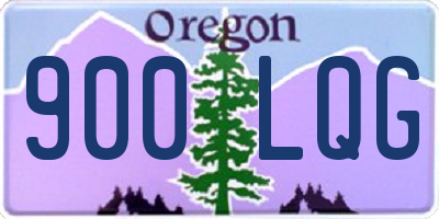 OR license plate 900LQG