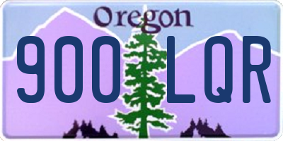 OR license plate 900LQR