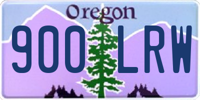OR license plate 900LRW