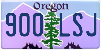 OR license plate 900LSJ