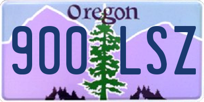 OR license plate 900LSZ