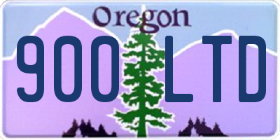 OR license plate 900LTD