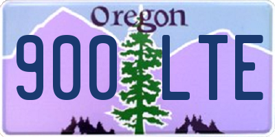 OR license plate 900LTE