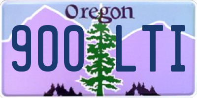 OR license plate 900LTI