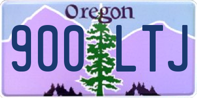 OR license plate 900LTJ