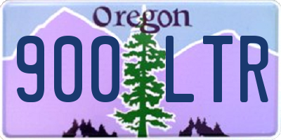 OR license plate 900LTR