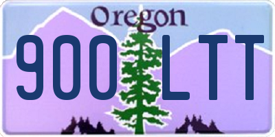 OR license plate 900LTT