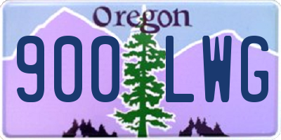 OR license plate 900LWG
