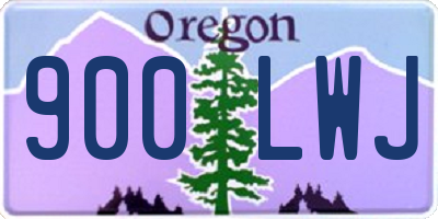 OR license plate 900LWJ