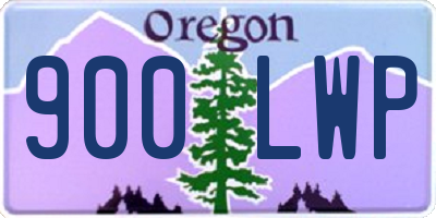 OR license plate 900LWP