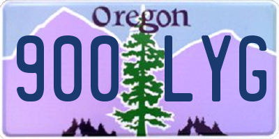 OR license plate 900LYG