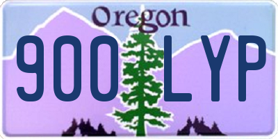 OR license plate 900LYP