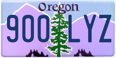 OR license plate 900LYZ
