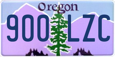 OR license plate 900LZC