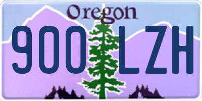 OR license plate 900LZH