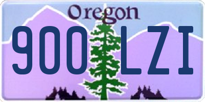 OR license plate 900LZI