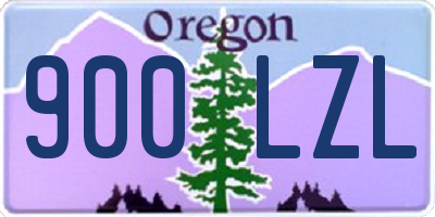 OR license plate 900LZL