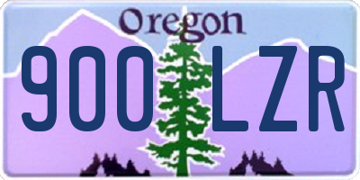 OR license plate 900LZR