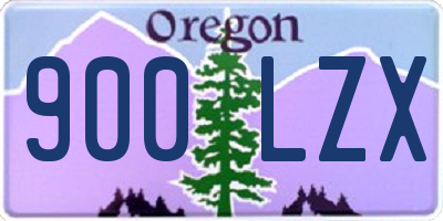OR license plate 900LZX