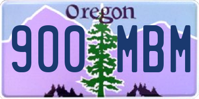 OR license plate 900MBM