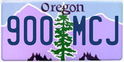 OR license plate 900MCJ