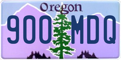 OR license plate 900MDQ