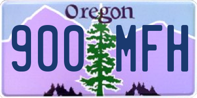 OR license plate 900MFH