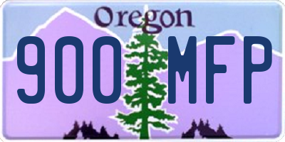 OR license plate 900MFP