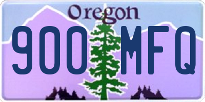 OR license plate 900MFQ