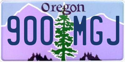 OR license plate 900MGJ