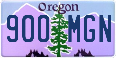 OR license plate 900MGN