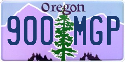 OR license plate 900MGP