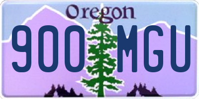 OR license plate 900MGU