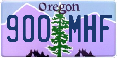 OR license plate 900MHF