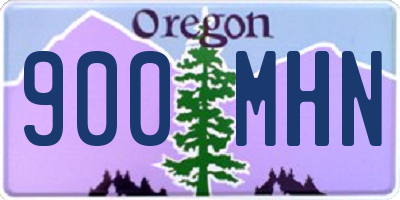 OR license plate 900MHN