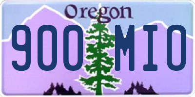 OR license plate 900MIO