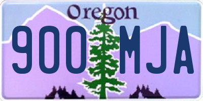 OR license plate 900MJA