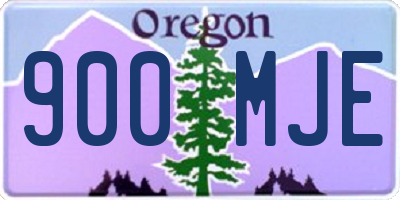 OR license plate 900MJE