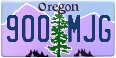 OR license plate 900MJG
