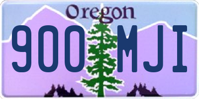 OR license plate 900MJI